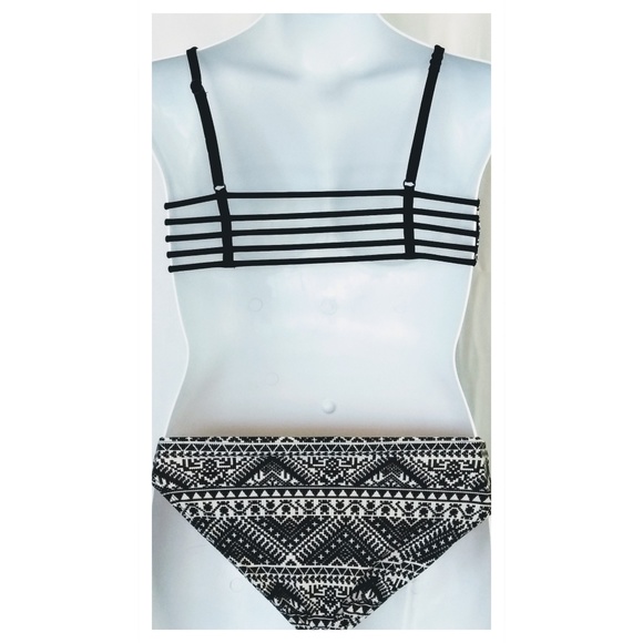 XHILARATION B&W two piece Bikini - Picture 6 of 8